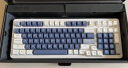 腹灵CMK99蓝牙/2.4G/无线三模客制化机械键盘游戏办公热插拔RGB灯光TTC快银虎轴 三模FSA球帽版-全键可换轴-冰川蓝 TTC-金粉轴V2 实拍图