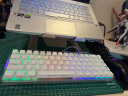 ROG 玩家国度 魔导士机械键盘 有线/无线电竞游戏键盘 68键小键盘 RGB背光键盘 魔导士月耀白 樱桃青轴 PBT 无线双模 实拍图