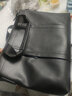 澳懿真皮手提包大容量男包商务公文包头层牛皮男士牛皮包包男士电脑包 黑色【轻便薄款】 小号可装电脑14英寸 实拍图