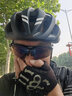 凤恩（fengen）自行车头盔男山地车公路车折叠车平衡车单车轮滑安全盔帽骑行装备 队长款透气头盔-哑光黑色+尾灯  成人L码可调52-62CM 实拍图