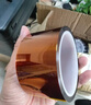 永耐 耐高温胶带金手指胶带PI聚酰亚胺胶纸3D打印手机维修耐热电子茶色高温绝缘胶带 50mm宽33米长 实拍图