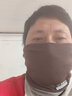 黛莎（DAISHA) 秋冬户外保暖围脖男脖套护颈套头帽防风骑行遮脸面罩 咖色 实拍图