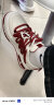 唐狮（TonLion）女鞋春夏季2024鞋子女厚底板鞋女士休闲老爹鞋女运动潮鞋 白红38 实拍图