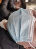 丹美医用口罩一次性医用口罩 男女通用成人儿童口罩防尘防灰无纺布三层白色加厚耳挂式口罩 （共100个）10只独立包装*10包 实拍图