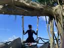 浪莎游泳衣女士长袖连体裙式保守聚拢遮肚显瘦韩国ins风仙女黑色黑色M 实拍图