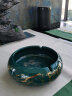 板谷山 家用客厅描金陶瓷烟灰缸个性潮流北欧轻奢装饰摆件 实拍图