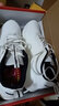 特步氢羽男鞋跑鞋透气旅游鞋跑步鞋舒适轻便防滑耐磨减震男鞋子运动鞋 白色-9078 43 实拍图