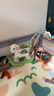 幼贝臣【加大号/带护栏】摇摇马木马儿童玩具男女孩婴儿宝宝生日礼物 神马(豆蔻绿)静音轮全套 实拍图