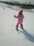 LONGE 儿童滑雪服套装男童女童防水加厚保暖中大童宝宝滑雪衣滑雪裤 玫红+玫红 12码140 实拍图