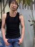 简束保暖背心男加绒加厚修身棉背心秋冬紧身打底衫男士保暖背心 窄肩黑色 XL (68-75kg) 实拍图