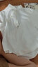 茵曼甜美女春季新款新中式国潮盘扣灯笼袖国风梭织提花衬衫 米白色 L 实拍图