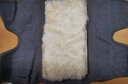 俞兆林【真皮毛一体】护膝保暖羊毛皮冬季男女骑车防风加厚防寒中老年人 开口羊毛皮毛一体护膝（一对）礼盒装 2只装 90-130斤 实拍图
