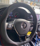 派力绅汽车方向盘套夏季冰丝超薄四季适用防滑吸汗车把套D型圆型 适用于 【D型】大众速腾迈腾朗逸途观凌渡帕萨特途岳宝来探岳 实拍图