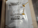 六福珠宝足金栀子花黄金耳钉耳饰送礼 计价 G01G0027DS 0.99克(含工费100元) 配硅胶耳堵 实拍图