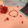 沫兰（MOLADY）S925银十二生肖手链女士本命龙年转运红绳女生日纪念日礼物送女友 十二生肖感温变色手链[龙] 实拍图