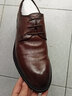 红蜻蜓男鞋英伦风商务正装鞋德比鞋系带男士皮鞋低帮办公鞋婚鞋WTA30445 棕色 41 实拍图