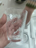 乐唯诗 锤纹玻璃水杯套装白开水杯家用大容量玻璃水具套装 锤纹玻璃杯*6 实拍图