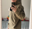 S.archon软壳户外男三合一防水防风透气冬季军迷夹克战术外套登山服 卡其色（冬季加绒款） L（适合150-170斤） 实拍图