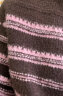 百图betu女装秋冬新款毛衣经典圆领时髦条纹宽松套头毛衫2310T39 咖啡色 M 晒单实拍图