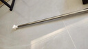 REAL PURITY不锈钢晾衣杆免打孔伸缩杆卫生间浴帘杆卧室窗帘杆撑挂衣杆免钉胶 加粗加强【升级25管径】浴帘杆 50-80cm【长度伸缩可调】 实拍图