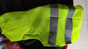 饰说 反光背心反光衣荧光条高亮马甲施工执勤骑行服 绿色均码 实拍图