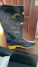 回力雨鞋男士中高筒防水雨鞋户外雨靴套鞋 HXL807 黑色高筒 42码 实拍图