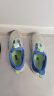特步（XTEP）儿童童鞋氢风3.0运动透气跑鞋 新白色/普鲁士蓝 35码 晒单实拍图