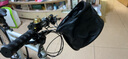 EROADE 伊诺德自行车车筐前篮子折叠挂篮布框配件防水前置菜篮车头 黑色（小号） 实拍图