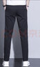 罗蒙（ROMON）休闲裤男春夏季新款时尚百搭商务休闲男士修身直筒长裤子男裤 【黑色加绒+藏青加绒】 34 (建议2尺7腰围) 实拍图