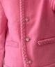 DZZIT周冬雨同款地素春季粉色小香风粗花呢短外套女3E4F4111G 粉红色 XS 晒单实拍图