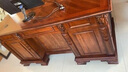 乐满庭美式书桌全实木复古办公桌奢华大气欧式别墅总裁老板桌雕花1.8米 1.6米实木框架单张书桌 常规桌面 实拍图