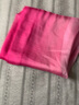 达芬奇密码真丝丝巾女士丝巾春夏桑蚕丝长款女围巾百搭渐变披肩两用生日礼物 玫红渐变 实拍图