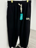 头号青年裤子男秋冬季款宽松卫裤加肥大码男装运动束脚休闲长裤 黑 5XL 实拍图
