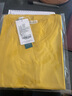 艾路丝婷长袖T恤女新款秋装韩版休闲修身纯色打底衫体恤TX3688 黄色 M 实拍图