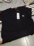 JEEP SPIRIT吉普短袖T恤男夏季新款棉质圆领薄款休闲纯色大码体恤上衣宽松 9010黑色 6XL / 200-220斤 实拍图