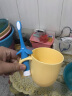 布朗博士儿童牙刷 1-3岁 婴儿训练牙刷 口腔清洁站立式牙刷 大象蓝+无氟草莓味牙膏(0-3岁) 实拍图
