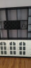 臻酷 隔断柜 酒柜客厅架玄关柜现代简约欧式门厅间厅柜家用屏风 白色+黑色 玻璃门款 三门三抽160*200*30cm 包安装 实拍图