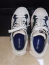 FILA FUSION斐乐男鞋POP帆布鞋潮牌男子潮流板鞋街拍运动休闲鞋男 奶白/徽章蓝-GB 39 实拍图
