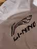 李宁（LI-NING）短袖t恤男装夏季新款棉质吸湿透气运动半袖男上衣圆领logo运动服 标准白 M/170 实拍图