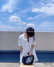 慕昂 夏季包包女夏2026新款今年流行斜挎包小众高级质感网红枕头 黑色 实拍图
