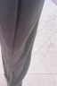 库衣场铜氨丝垂坠感冰丝薄款窄版阔腿裤子女夏季宽松直筒高腰休闲运动裤 528深灰色 M 95-105斤 晒单实拍图
