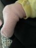 李晨曦（Lichenxi） 宝宝袜子春秋冬季纯棉0-3岁新生儿初生婴儿男女童松口中长筒袜 （加厚猫咪女款）长筒袜 S（0-1岁） 实拍图
