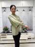 俞兆林（YUZHAOLIN）2026新款国风妈妈春装针织两件套中老年女装新中式奶奶秋冬装外套 B5979灰蓝色两件套 2XL 建议120-140斤 实拍图