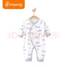 贝瑞加（Babyprints）新生儿连体衣2件装婴儿纯棉哈衣初生宝宝四季内衣满月爬服 鸟果59 实拍图