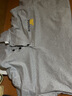 哇牌裳男士T恤夏季保罗带领男士冰丝有领半袖潮流翻领定制工作服短袖t恤 A11浅灰 XL 实拍图