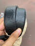 古驰（GUCCI）腰带 男士经典款方扣板扣皮带 GG压纹牛皮腰带商务休闲 黑色【配原装盒】403941 85cm(适合2尺4-2尺6腰围) 实拍图