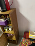 木马人简易落地多层书架客厅组合置物架简约书房储物卧室桌面阅读架书橱 升级款-单门四层30长 实拍图