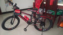 XBEIER变速山地车自行车儿童山地车赛车男女式中小学生单车碟刹山地车 减震碟刹变速黑红 20寸适合身高130-150厘米 实拍图