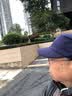 诺芝萌 新款男士短檐平顶帽 男女字母时尚鸭舌帽棒球帽子男太阳帽NM017 五角星藏青色 均码 可调节 实拍图