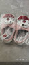 俞兆林 YUZHAOLIN 男女简约冬季室内居家办公室可爱卡通舒适厚底毛线绒保暖情侣棉拖鞋BD2136 粉色 36-37 实拍图